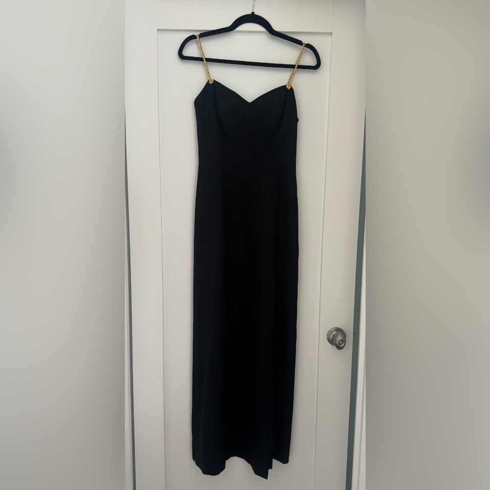 Elegant Black Evening Long Maxi Dress